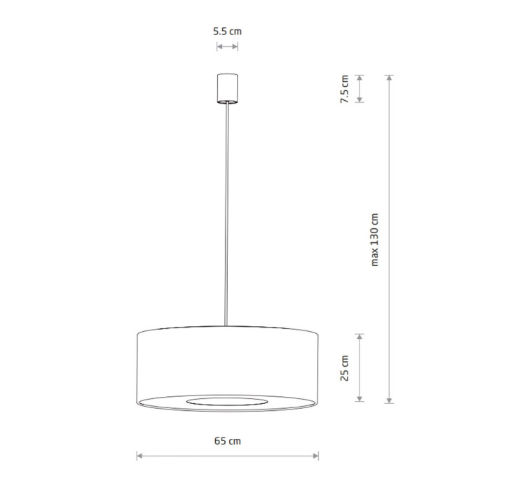 Підвісний світильник, люстра Nowodvorski 11675 Lago L E27 1x25W IP20 сірий2